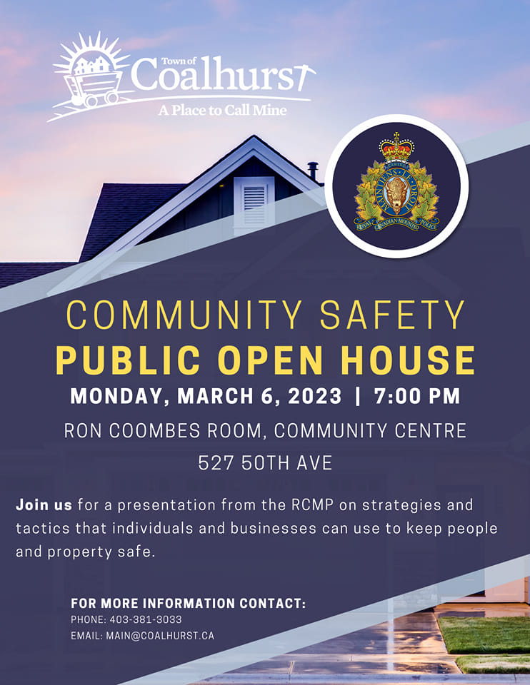 Community Safety Open House – March 6th 2023
