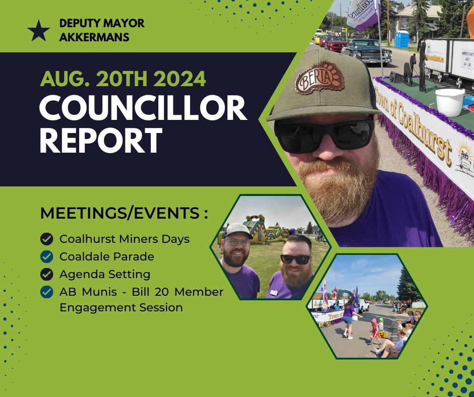 New Deputy Mayor Reports